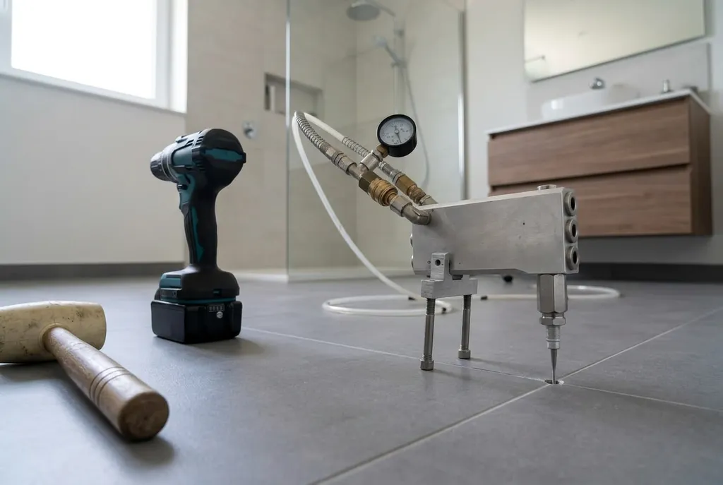 Kitbedrijf Hoofddorp – holle tegels injecteren